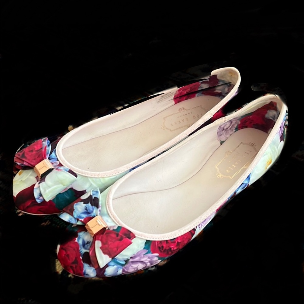 Ted Baker Floral Ballet Flats